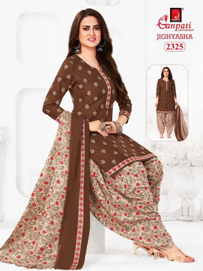 Jighyasha 23 By Ganpati Cotton Printed Dress Material Suppliers In India